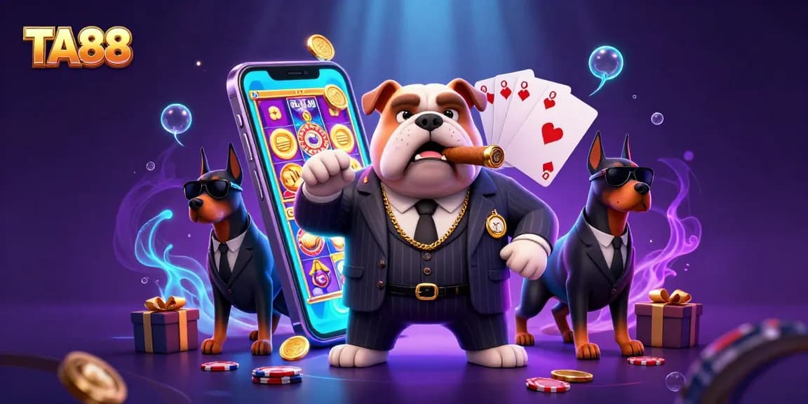 Experience the thrill of TA88 with energetic gaming activities and stylish character design.