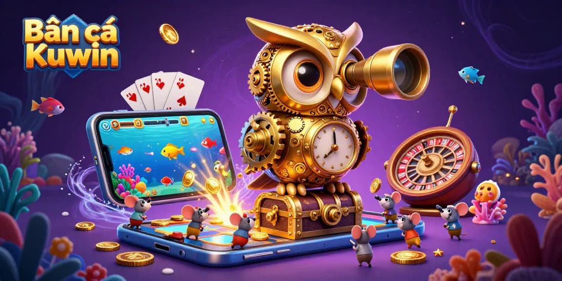 Bắn cá Kuwin brings excitement alive with vibrant sea creatures and thrilling game elements in an underwater casino.