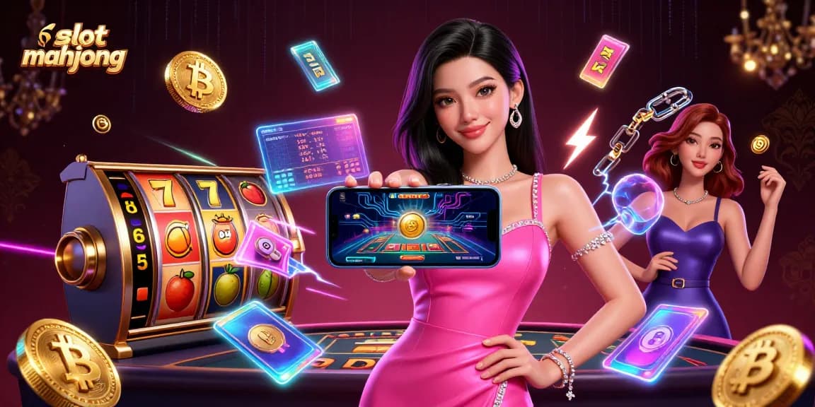 Engage with slot mahjong through a vibrant scene illustrating animated gameplay with stunning visual elements.