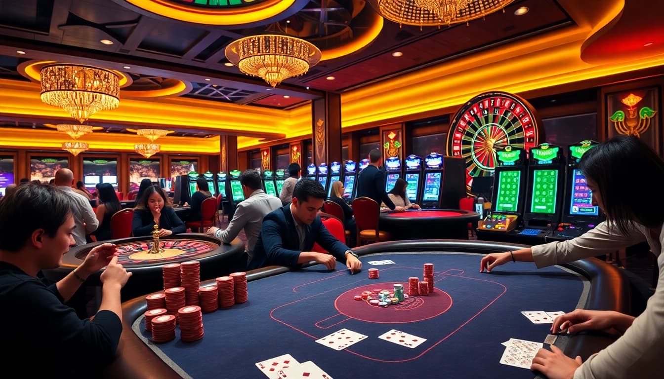 Experience the thrill of high-stakes gambling at fun79.today with intense poker action.
