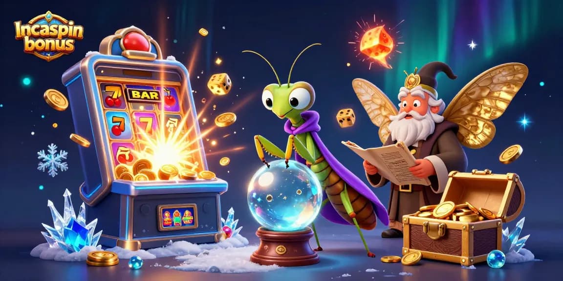 Play big with the Incaspin bonus for a chance to win exciting rewards and spins!