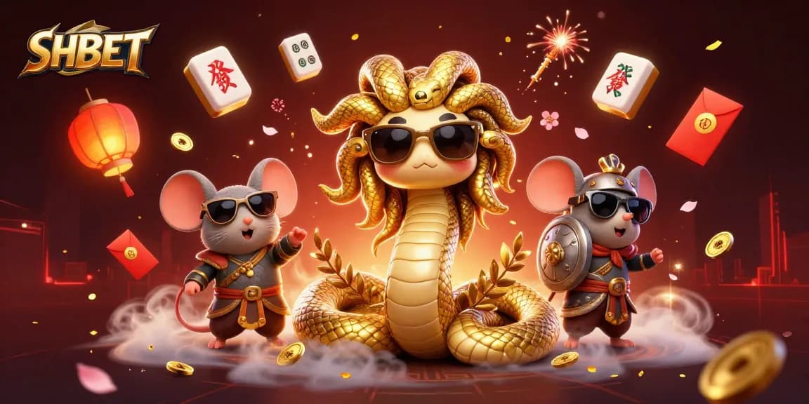 Engage with SHBET's exciting gaming experience featuring dynamic casino elements and vibrant characters.