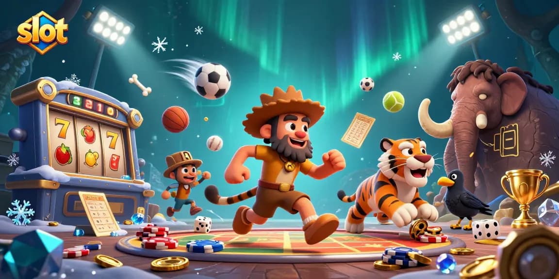 Mainkan slot di kasino prasejarah dengan petualangan manusia gua dan harimau sabertooth!