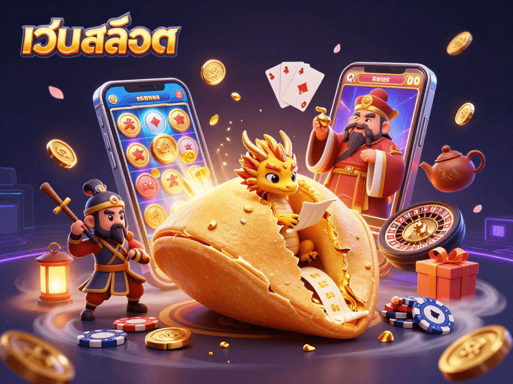 Spin your luck with เว็บสล็อต as golden fortune cookie reveals secrets of winning!