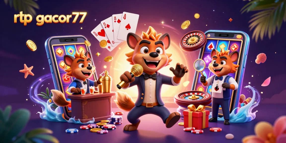 RTP Gacor77 memberikan pengalaman bermain kasino yang menyenangkan dengan aset visual yang menawan dan interaksi aktif.
