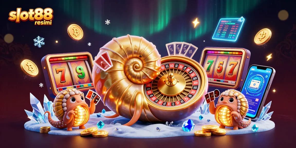 Menampilkan slot88 resmi dengan kartu dan simbol jackpot yang berkilau, memberikan pengalaman bermain yang lebih menguntungkan.