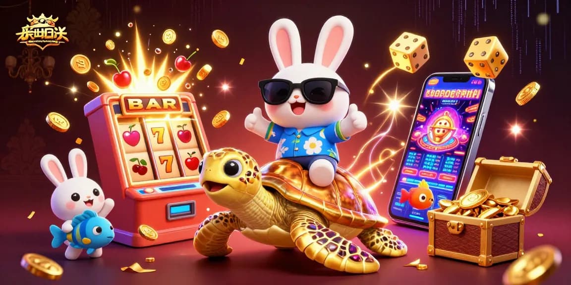 Experience the thrill of gambling with daotaolaixeyenbai's vibrant 3D casino illustration.