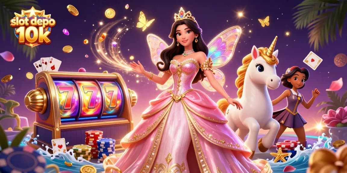 Experience the excitement of slot depo 10k with vibrant characters and dynamic casino elements.