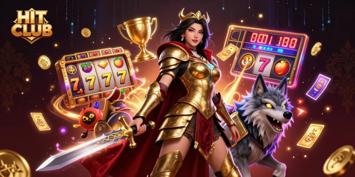 Win exciting slots at HIT CLUB with thrilling game visuals and vibrant action!
