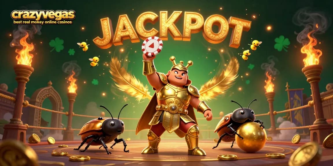 Win big at crazyvegas best real money online casinos with triumphant characters and vibrant casino action.