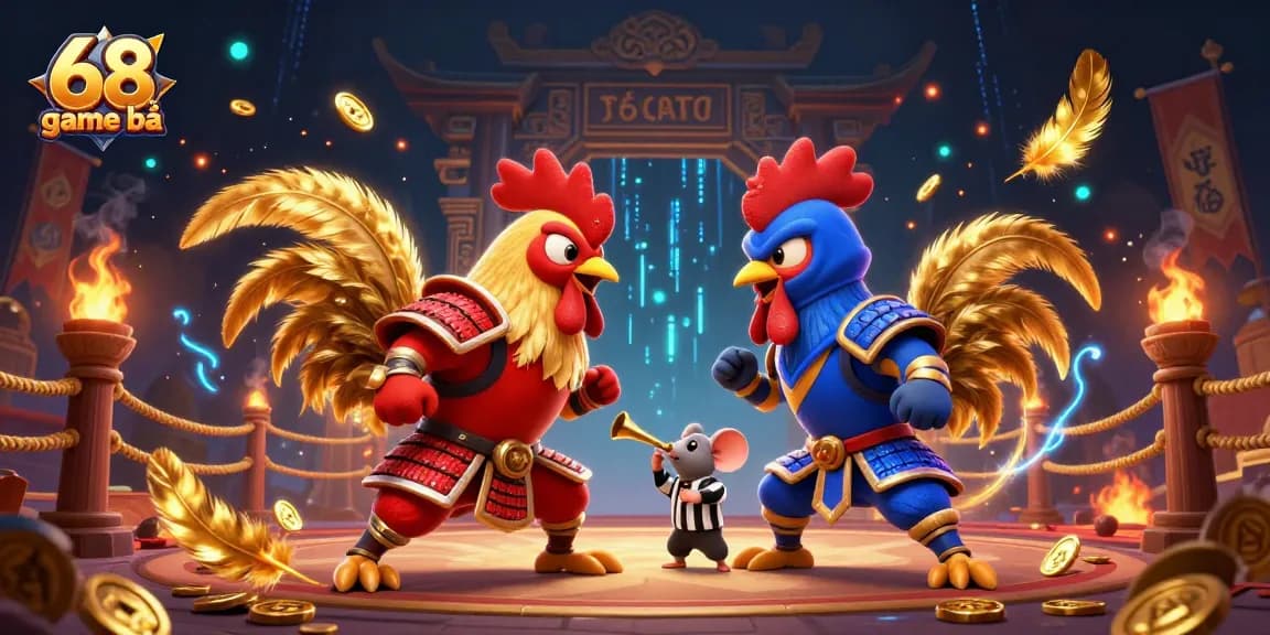Engage in thrilling battles at 68 game bài with dynamic characters in an electrifying standoff.