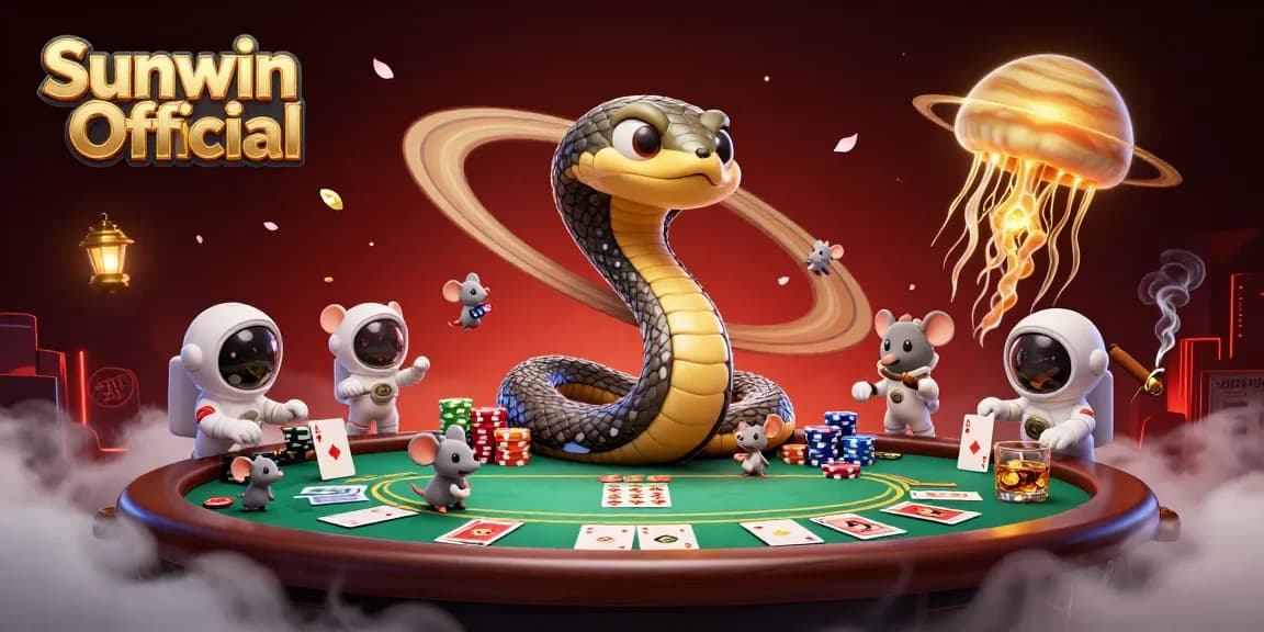 Experience thrilling casino action at Sunwin Official with vibrant characters and exciting game elements.