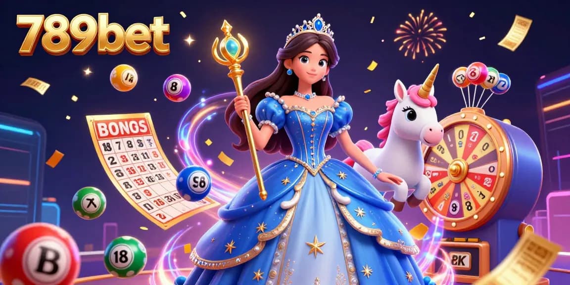 Engage in thrilling gameplay with 789bet's vibrant casino illustration featuring magical elements.