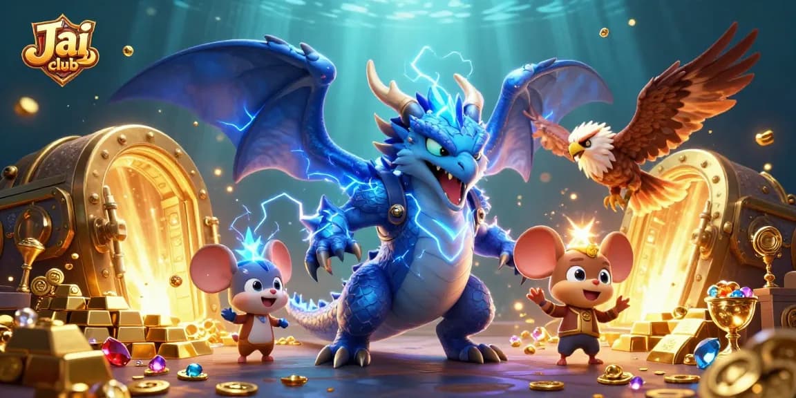 Experience thrilling gameplay on Jai club with dynamic characters and vibrant treasures.