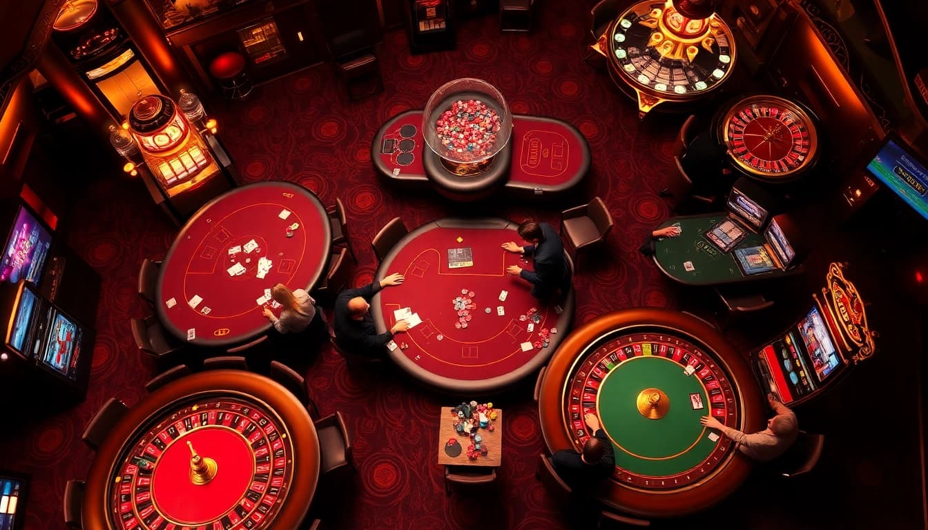 Rasakan sensasi Datuk Win dengan meja kasino yang penuh warna dan pemain yang bersemangat bersaing untuk taruhan besar.