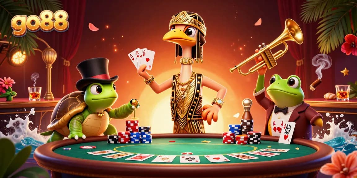 Engage with go88 thrilling poker action featuring a vibrant speakeasy scene.