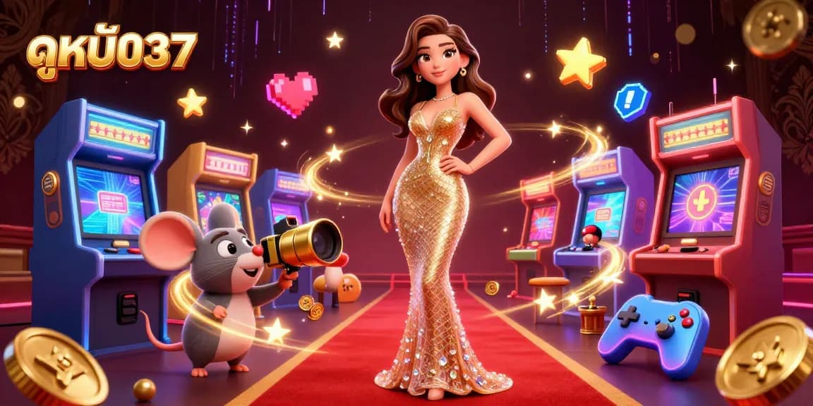 Engage in dynamic gambling action with ดูหนัง037's vibrant casino arcade scene.