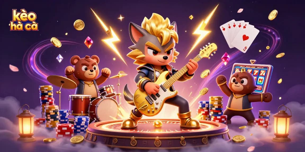 Experience thrilling action with kèo nhà cái in a vibrant 3D casino scene featuring lively characters and dynamic game elements.