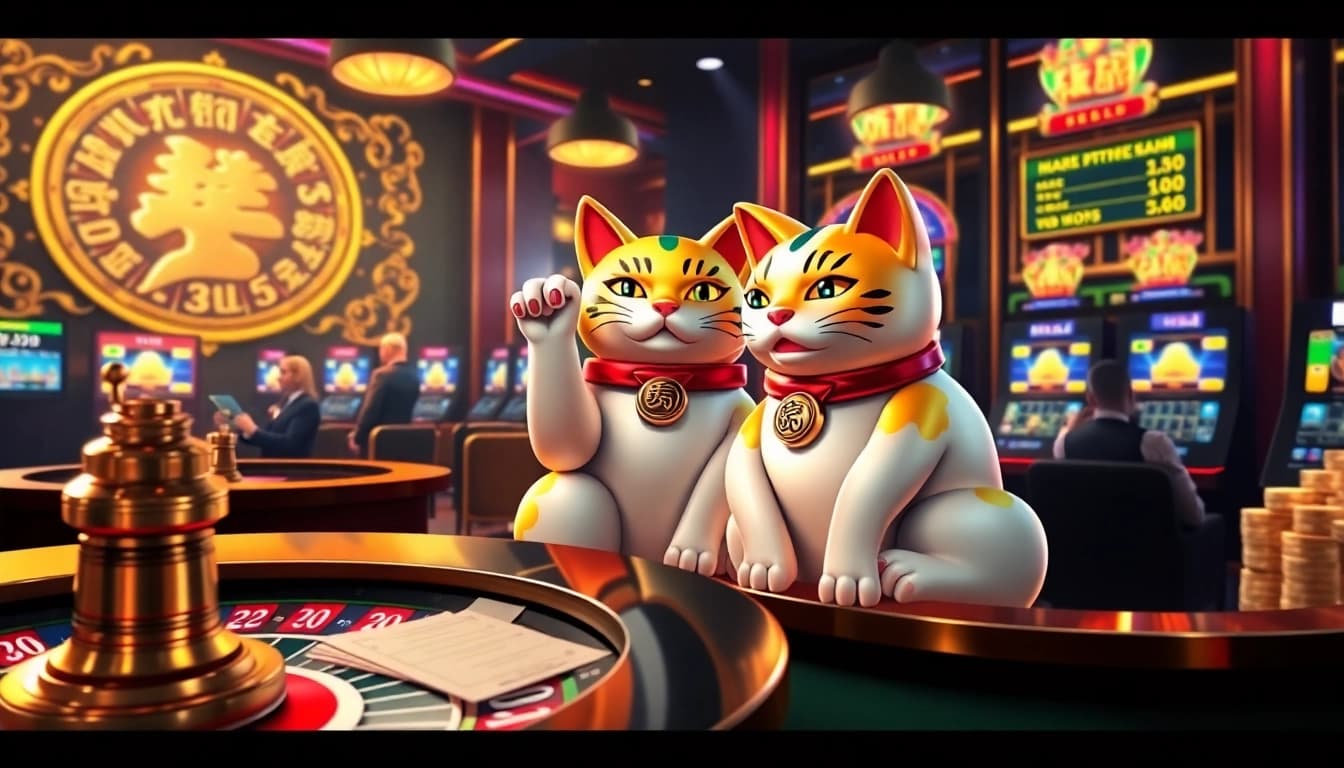 Exciting gameplay featuring Lucky Neko PG Soft casino slot with bright symbols and vibrant atmosphere.