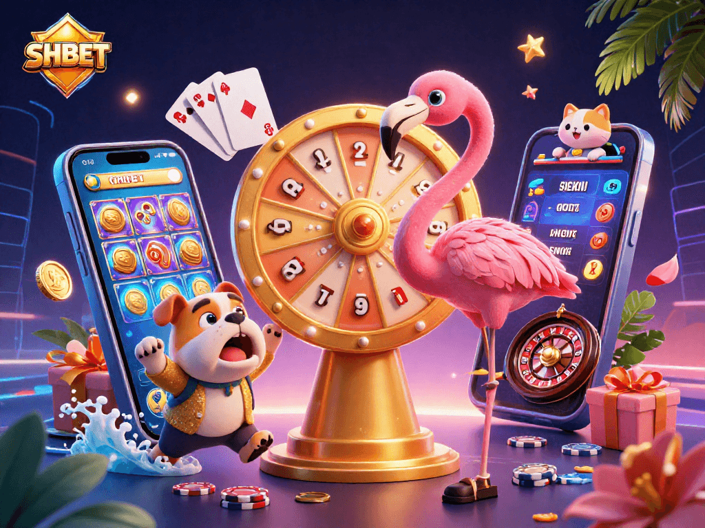 Spin and win with SHBET's dynamic gaming experience featuring exciting games and vibrant prizes!