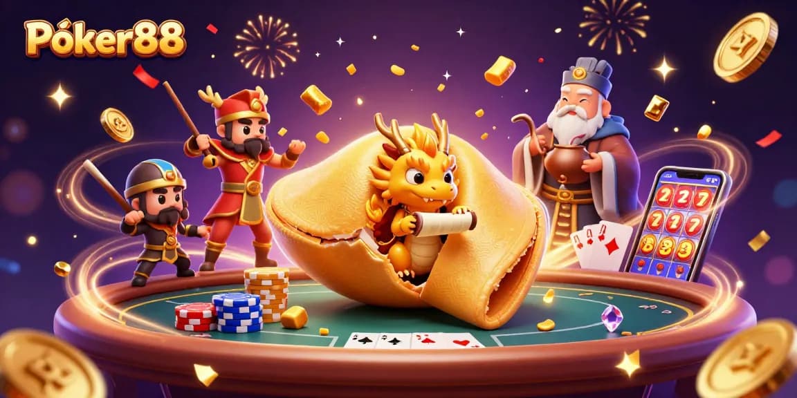 Poker88 offers exciting online poker action with vibrant 3D characters and casino elements.