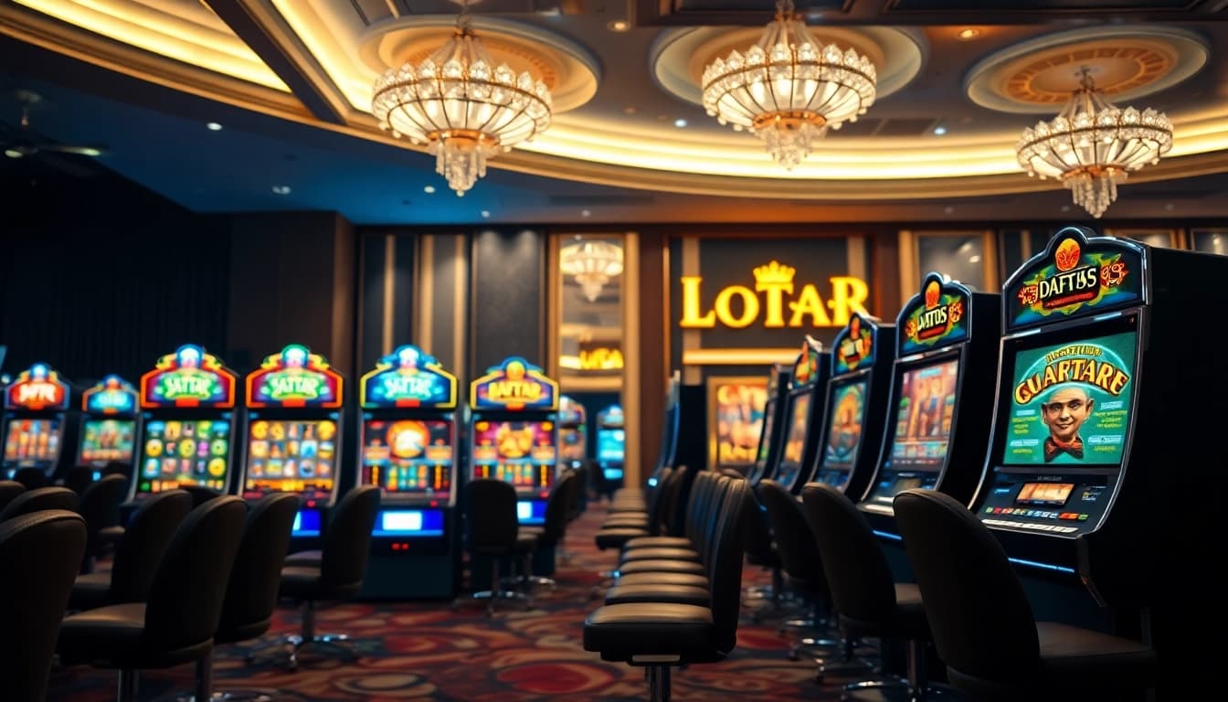 Menampilkan SLOT365 DAFTAR di mesin slot kasino yang mengasyikkan dan mewah.