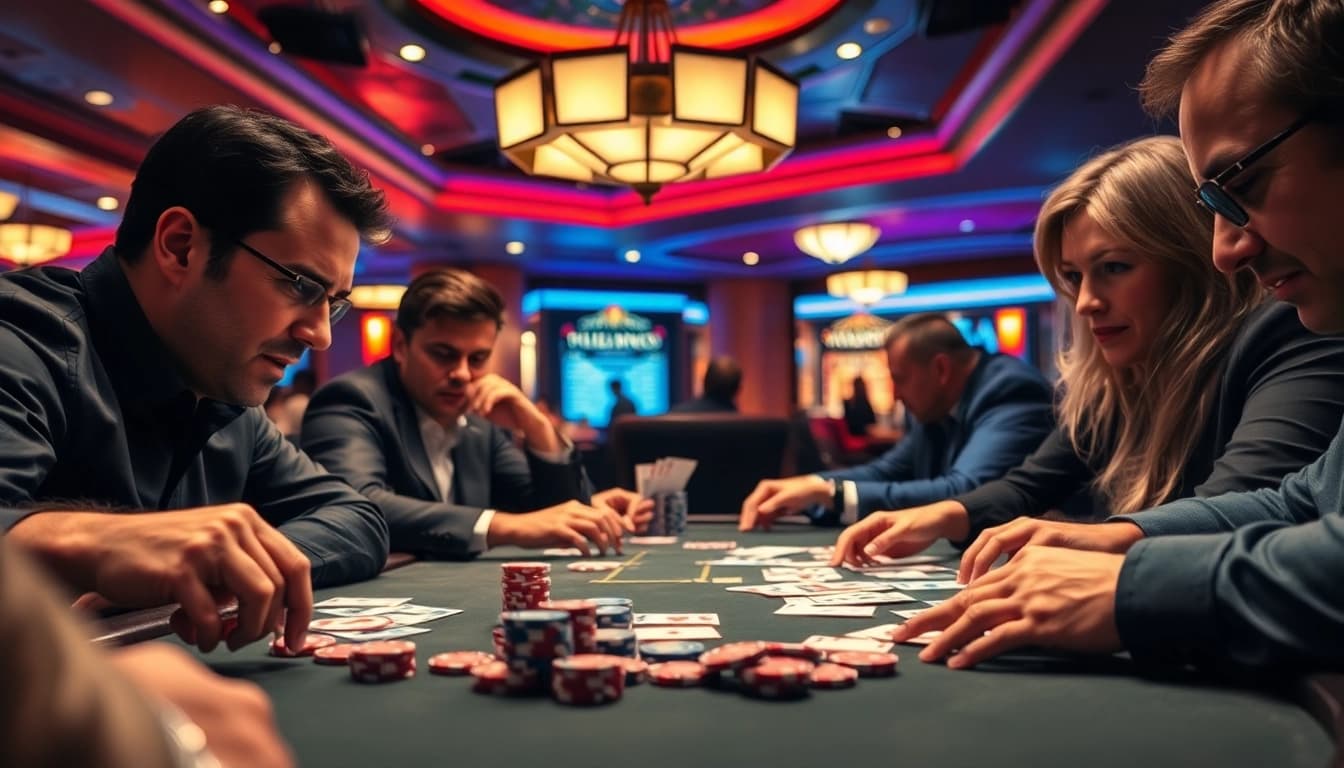 Mempermudah pengalaman bermain kasino bbni4d di meja poker yang mendebarkan.