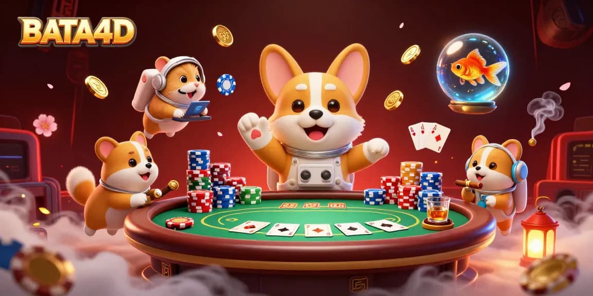 BATA4D menghadirkan pengalaman kasino luar angkasa yang unik dengan karakter lucu dan elemen perjudian menarik.