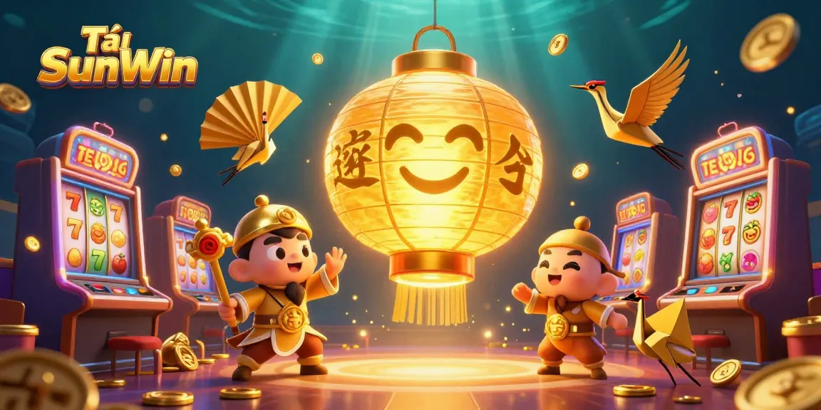 Tải SunWin promotes exciting slot play with vibrant characters and dynamic casino elements.
