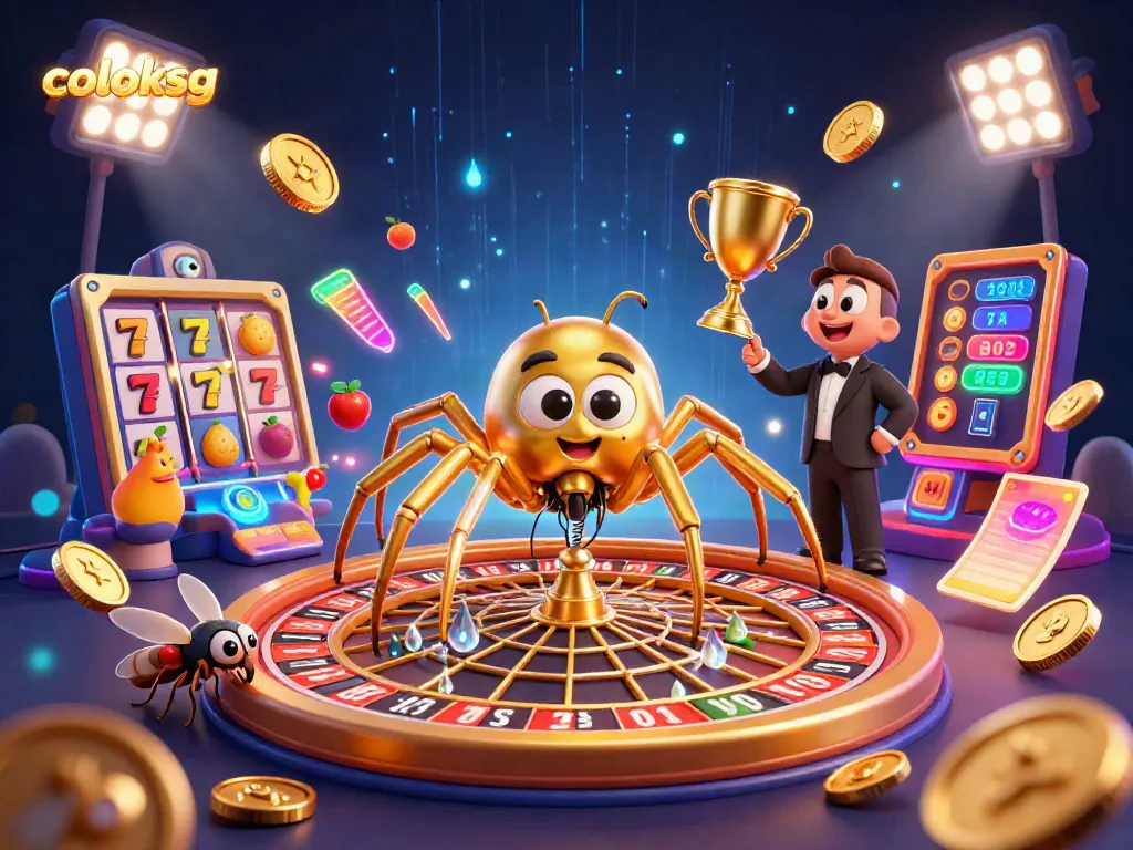 Slot gacor di coloksg dengan karakter unik dalam ilustrasi 3D yang menarik.