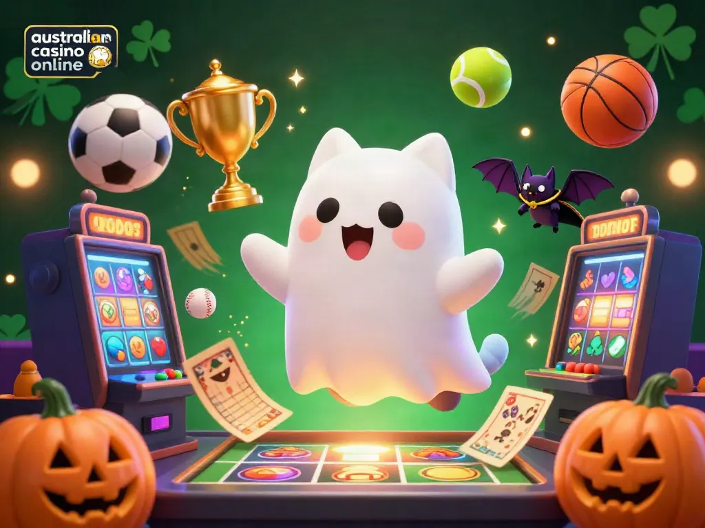 Engage with the vibrant atmosphere of the australian casino online scene featuring dynamic characters and gaming elements.