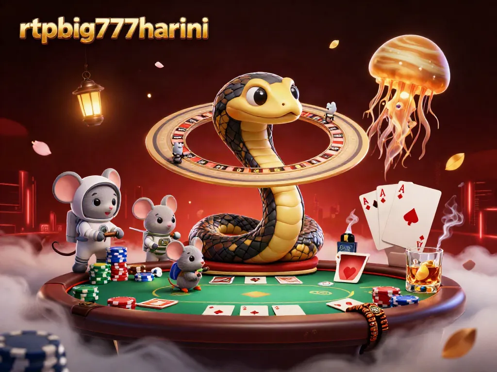 Experience the excitement of rtpbig777hariini with 3D characters and vibrant casino elements.