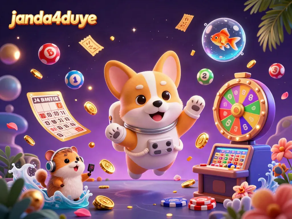 Menangkan hadiah di JANDA4DUYE dengan permainan kasino menarik dalam ilustrasi 3D!