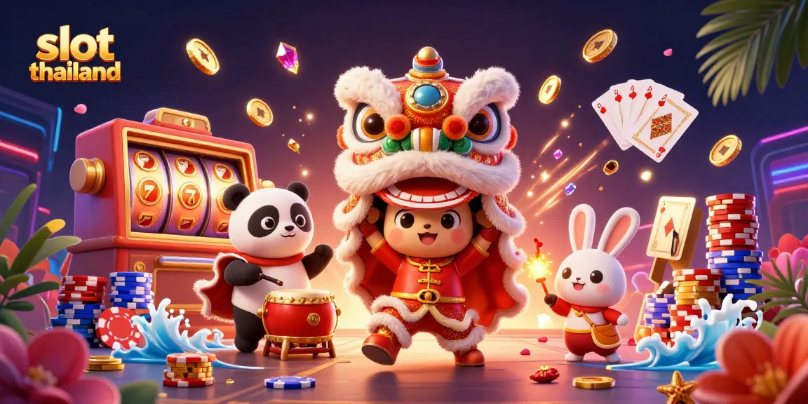 Putar slot thailand dengan jackpot besar lewat tampilan mencolok dari karakter beruang dan kelinci.