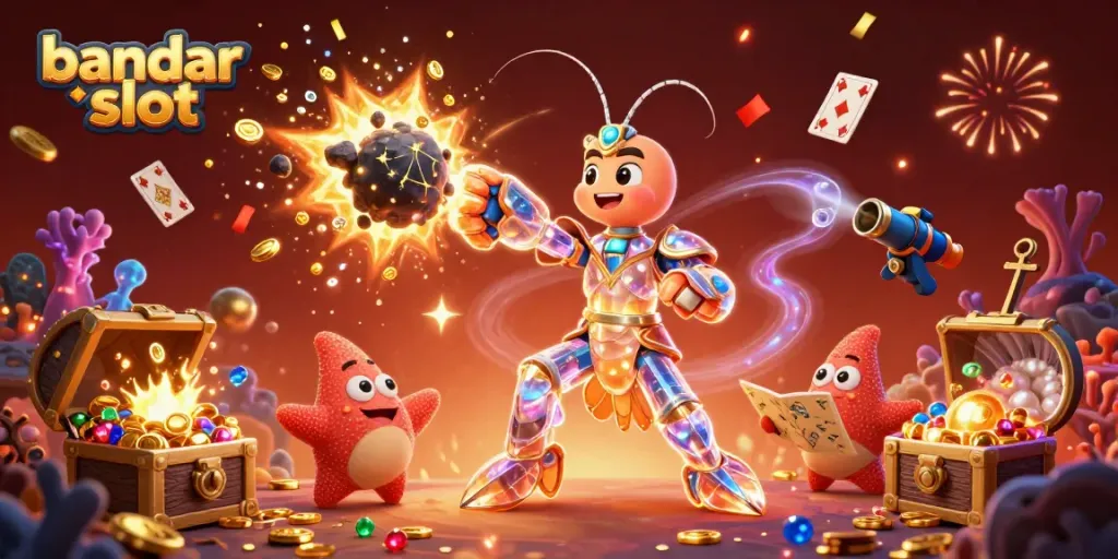 Merasakan keseruan bandar slot dengan samurai kartun galaksi dalam misi mengumpulkan koin dan permata