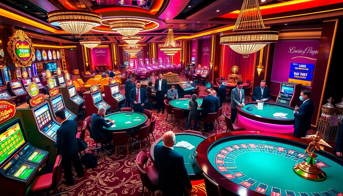 Experience exciting gameplay at https://f8bet.dental/ with vibrant slot machines and enthusiastic players.