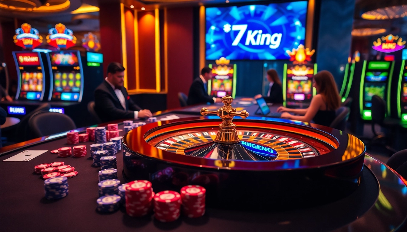 Engage in thrilling gameplay at 79 king with vibrant poker chips and glamorous casino scenes.