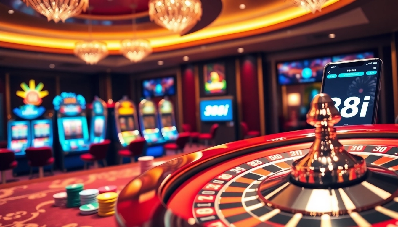 Experience excitement at the casino with 88i's vibrant games and thrilling atmosphere.