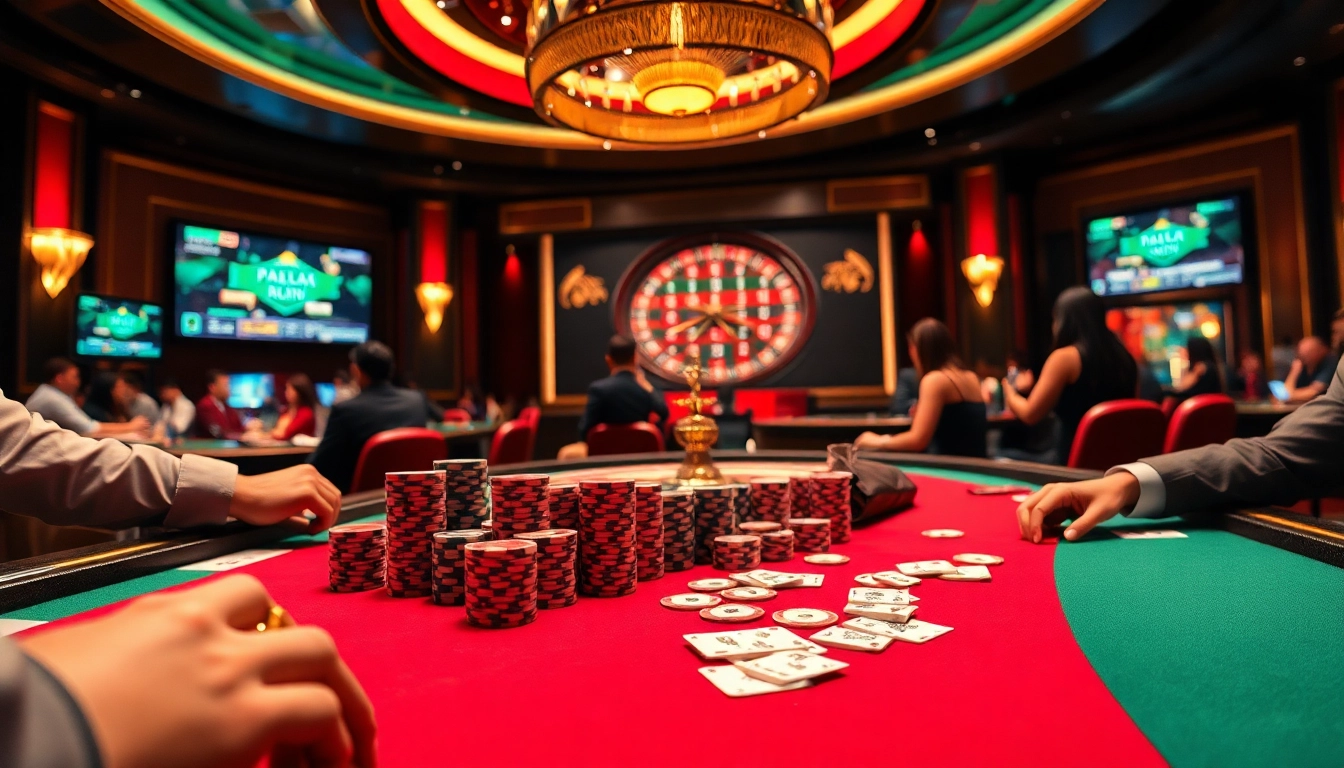 Experience thrilling gameplay at pahala4d with vibrant poker and roulette excitement.