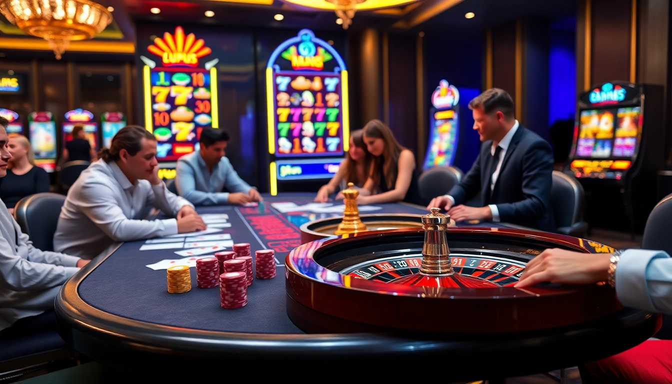 Excited players engaging in a game at nhà cái Man88 casino table.